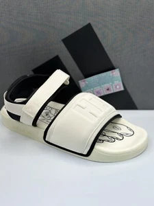 Adidas x Humanrace Pharrell Sandalen Herren Größe 12 weiß verstellbarer Riemen - Bild 1 von 9