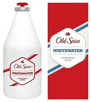 Old Spice WHITEWATER After Shave Lotion Rasierwasser Sandelholz Amber Duft 100ml - Bild 1 von 2