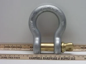Anillo de aparejo de elevación de arco Clevis con pasador de tornillo de 1-3/4' de 25 toneladas - Imagen 1 de 1
