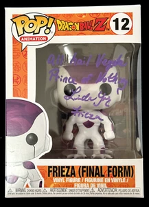 LINDA YOUNG SIGNED FRIEZA FINAL FORM FUNKO POP FIGURE DRAGONBALL BECKETT WITNESS - Picture 1 of 7