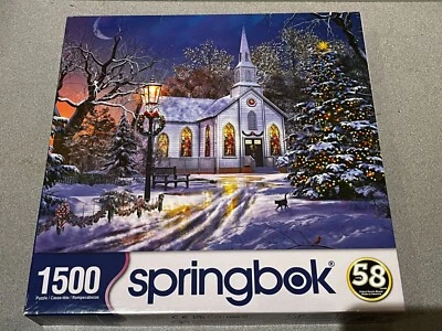 Rompecabezas Springbok 1500 piezas noche de invierno Foto 1 de 4