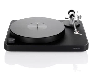 Clearaudio Concept AiR Black Turntable w/Satisfy Carbon-Fiber Tonearm $2800-list - Picture 1 of 2