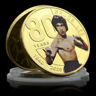1940-2020 Bruce Lee 80 Years Commemorative Medal Chinese Kungfu Star Gold Coin