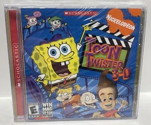 Scholastic Nickelodeon Toon Twister 3-D CD-Rom Software Plastic Jewel Case - Picture 1 of 1