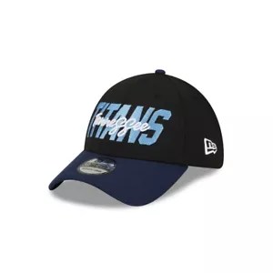 TENNESSEE TITANS NFL New Era Black/Blue NFL Draft 39THIRTY Flexfit Hat - M/L - Picture 1 of 4