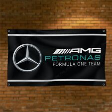 Mercedes Benz AMG Flag 3x5 Ft Petronas Formula One Team Man Cave Wall Banner