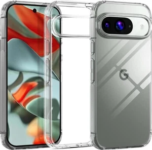 Étui Pour Google Pixel 9 Pro & XL Transparent Gel Silicone Antichoc Téléphone - Photo 1 sur 21