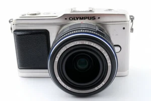 Olympus PEN E-P1 12.3MP 14-42mm Lens Kit Silver [Exc+++] w/8GB SD Card [jkh] - Picture 1 of 12