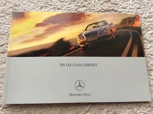 Mercedes-Benz CLK Cabriolet 2001 2002 UK Car Sales Brochure Elegance Avantgarde - Picture 1 of 6