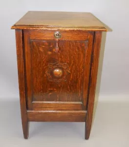 Antique Arding Hobbs coal hod cabinet box Clapham Junction Railroad Railway EU - Picture 1 of 6