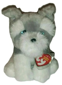 Ty Beanie Baby - HARPER the Schnauzer Dog 7" NEW MWMTs Plush Stuffed Animal Toy - Picture 1 of 7