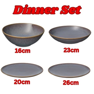 Ikea Flieder Geschirrset Teller & Schüsseln Steingut Geschirr Dinner, Beilage, tiefe Teller - Bild 1 von 7