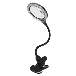 Magnifying Lamp 3X Primary 10X Secondary Clip On Soft LED USB Port Adjustabl ND2 - Photo 1/12