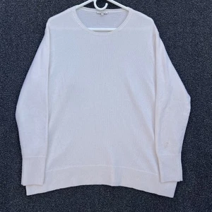 Lafayette 148 New York Creme 100% Kaschmir Pullover Pulli mit Schal Gr. L - Bild 1 von 8