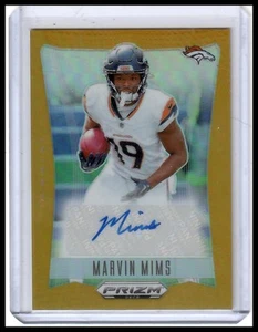 2024 Panini Prizm Deca Marvin Mims True Gold /10 - Bild 1 von 2