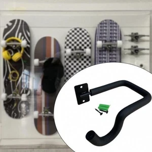 Skateboard Wall Hanger Longboard Wall Display Tool Vertical Display Rack - Picture 1 of 7