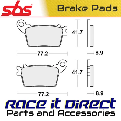 Pastilhas de freio para YAMAHA YZF R1 M ABS 2018-2021 corrida traseira Carbon Tech SBS - Imagem 1 de 4