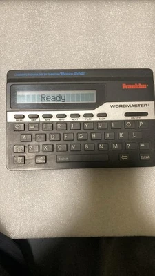 Franklin Wordmaster Deluxe WM-1055A Pocket Spell Checker Tested Works Great - Image 1 of 4