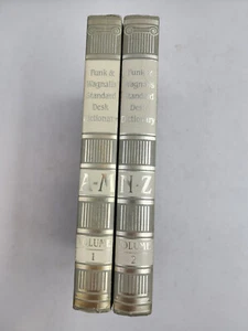 Vtg Funk & Wagnalls Standard Desk Dictionary Vol. 1 & 2 1980 - Picture 1 of 7
