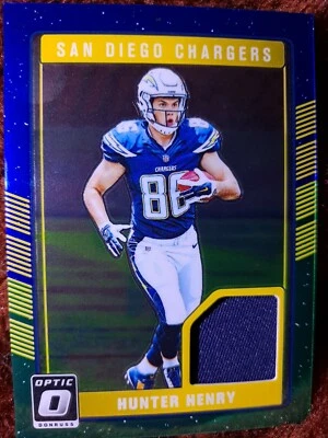 2016 Panini Donruss Rookie Threads Optic Hunter Henry San Diego Chargers  - Image 1 of 2