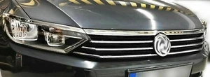 Parrilla del radiador de acero inoxidable listones cromo para VW Passat B8 a partir de 2014 - Imagen 1 de 3