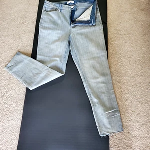Lauren Conrad "Feel Good Jeans" High-Rise Skinny Ankle Size 14 Raw Hem - Picture 1 of 6