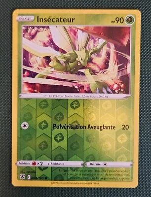 French Pokemon Insecateur Scyther 4/189 Astral Radiance Reverse Foil 2022 NM - Image 1 of 2