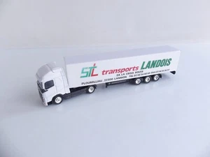 1:87 / CAMION AVEC REMORQUE MARQUAGE PERSONNALISE FRANCAIS TRANSPORT LANDOIS - Picture 1 of 4