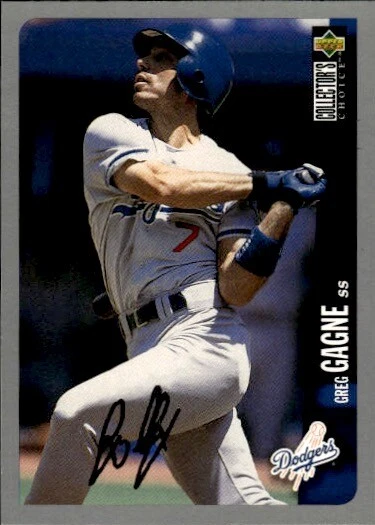 1996 Collector's Choice #579 Greg Gagne Silver Signature - Image 1 of 2