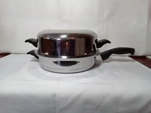 Cutco WASSERLOS 5 LAGIG EDELSTAHL ALUMINIUMKERN 11,5" PFANNE FRITTEUSE MIT KUPPELDECKEL XLNT - Bild 1 von 11