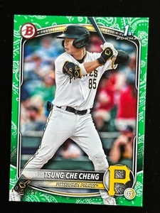 Bowman Prospects 2025 - Tsung-Che Cheng #BP-95 - patrón verde 94/99 - Imagen 1 de 2