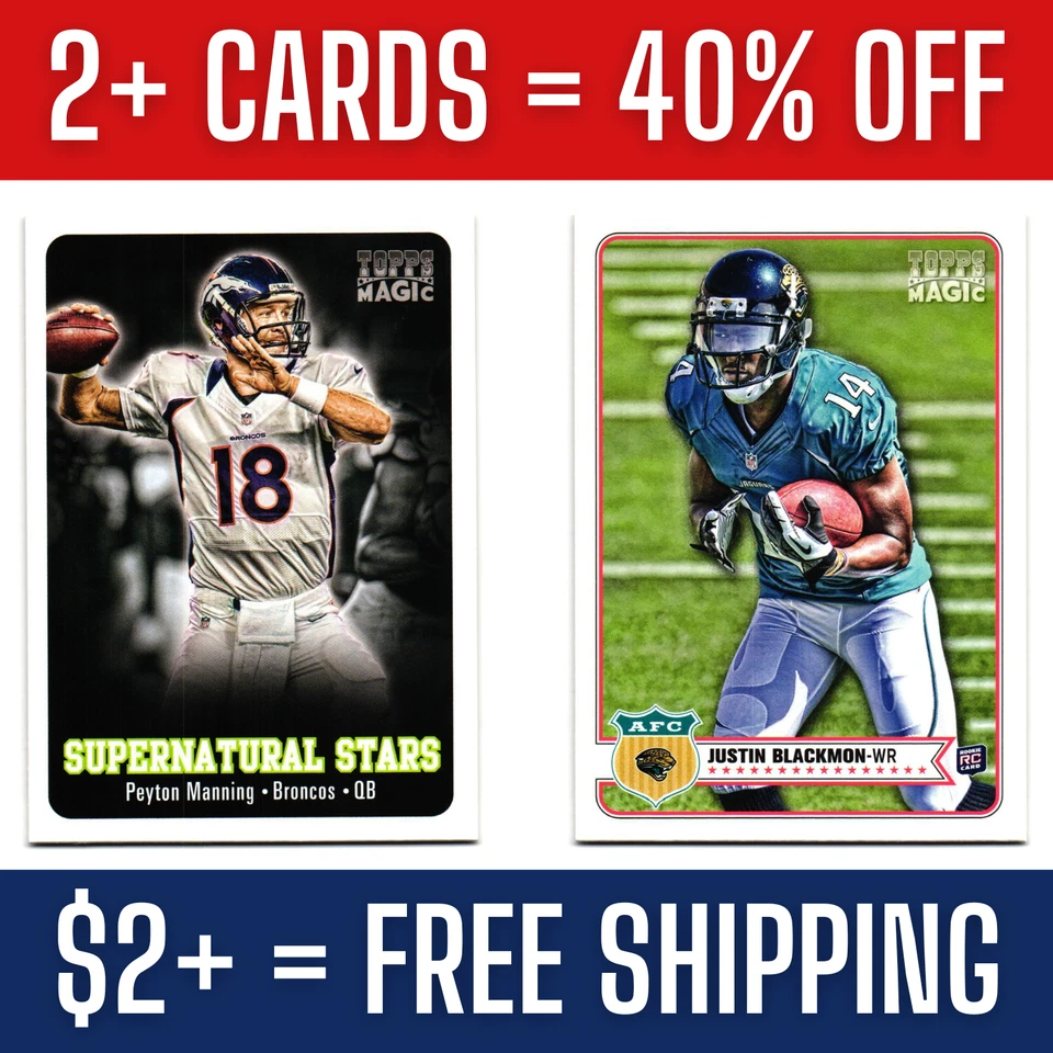 2012 NFL Topps Magic Football Cards / You Pick / EX-MT - Image 1 of 1