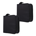  2 Pcs Non-woven Fabric CD Bag Holder Pouch Disc Carrying Case
