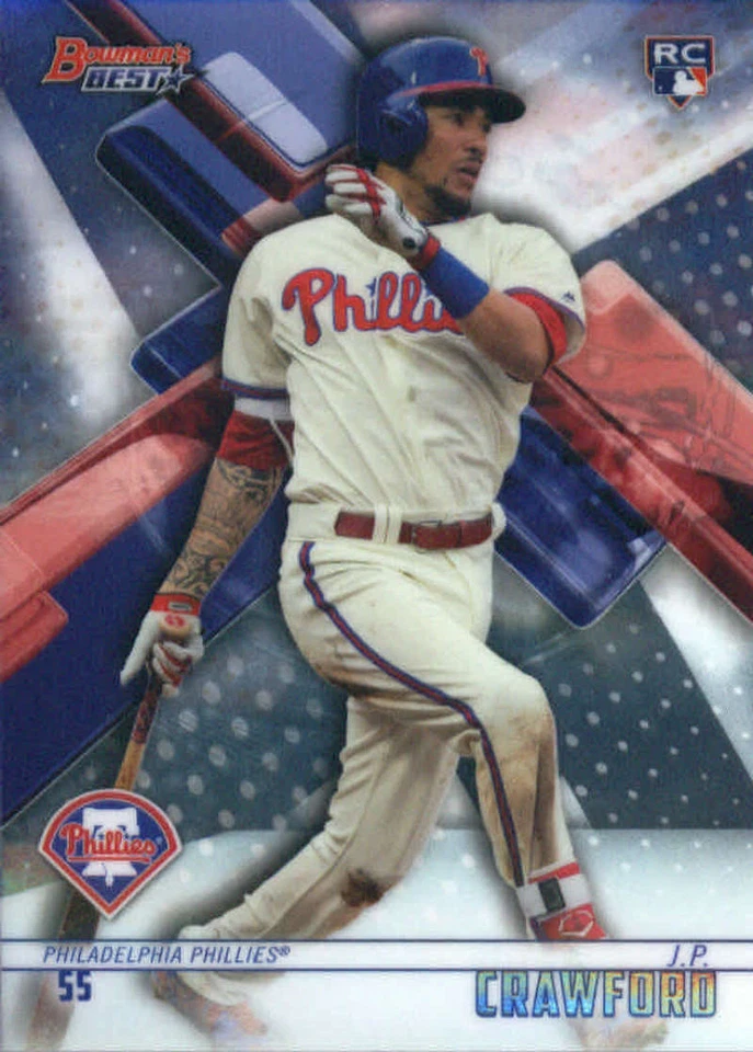 2018 Bowman's Best #38 J.P. Crawford RC Rookie Philadelphia Phillies Card 28886 - Image 1 of 1