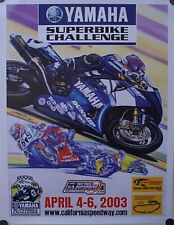 Vintage Poster 2003 California Speedway Yamaha Superbike Challenge Nicky Hayden