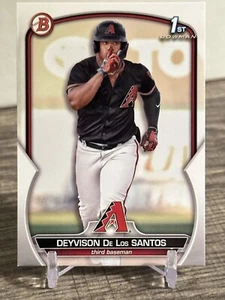 2023 Bowman Deyvison De La Santos 1st Bowman Rookie Diamondbacks - Bild 1 von 2
