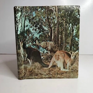 Vintage Photo Album Australian Kangaroo Emu Picture 20 Full Page Made in Korea - Picture 1 of 8