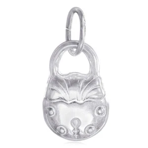 Sterling Silver Fashion Pendant Money Bag Ladies Purse 925 Jewellery Charm - Picture 1 of 10