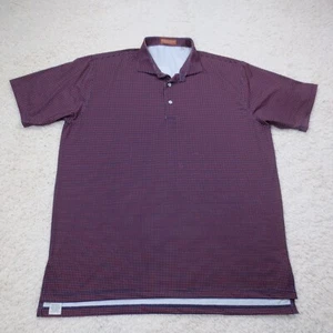 Auburn Tigers Polo Shirt Mens 2XL XXL Blue Geometric Plainswear Football Gameday - Picture 1 of 9