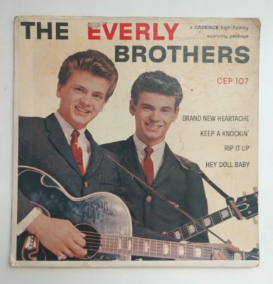 THE EVERLY BROTHERS Rock EP 45 CEP-107 Cadence picture sleeve vintage 1st - Image 1 of 4