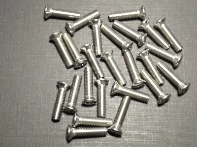 25 piezas para Plymouth Dodge 10-32 x 3/4" con #8 phillips cabeza ovalada tornillos de acero inoxidable Foto 1 de 4