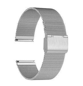 Correa Para Reloj - Tipo Malla Milanesa - Cierre Ajustable - Ancho De 14 a 24 mm - Imagen 1 de 3
