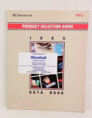 1985 NEC Product Selection Guide Data book  - Image 1 of 4