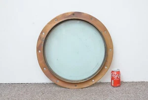brass/bronze ship boat 52 cm porthole original old port hole FREE POSTAGE - Picture 1 of 7
