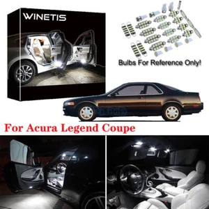 13x White LED Replacement Light Interior Bulb Package For Acura Legend Coupe - Picture 1 of 12
