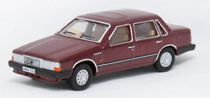 Oxford Diecast Volvo 760 Red Wood Metallic - 1:76 Scale