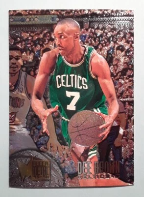 1995-96 Fleer Metal Dee Brown #5 Boston Celtics NBA Basketball Card - Image 1 of 2