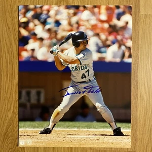 Junior Felix signed Autogramm Auto 8x10 Foto Florida Marlins - Bild 1 von 1