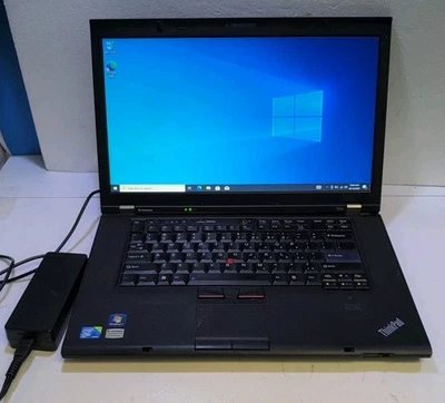 Lenovo ThinkPad T510 15.6" Laptop i5-M560 2.67 GHz /6GB RAM /240GB SSD/Win 10 - - Image 1 of 4