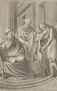 ROSMAESLER (*1752) nach SCHUBERT (*1761), Daniel am Hofe zu Babylon, KSt. - Bild 1 von 4